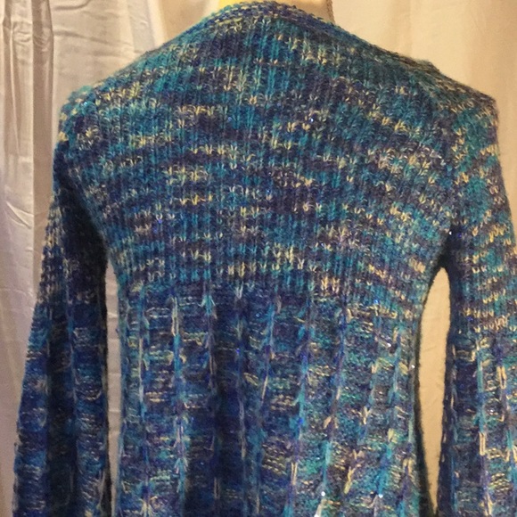 Soft multi blue Cardigan - Picture 6 of 8